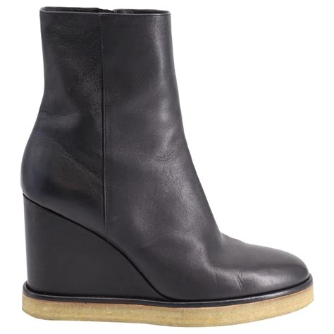 celine manon wedge boots